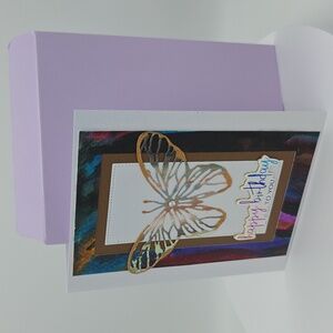 Colorful Butterfly Birthday Card